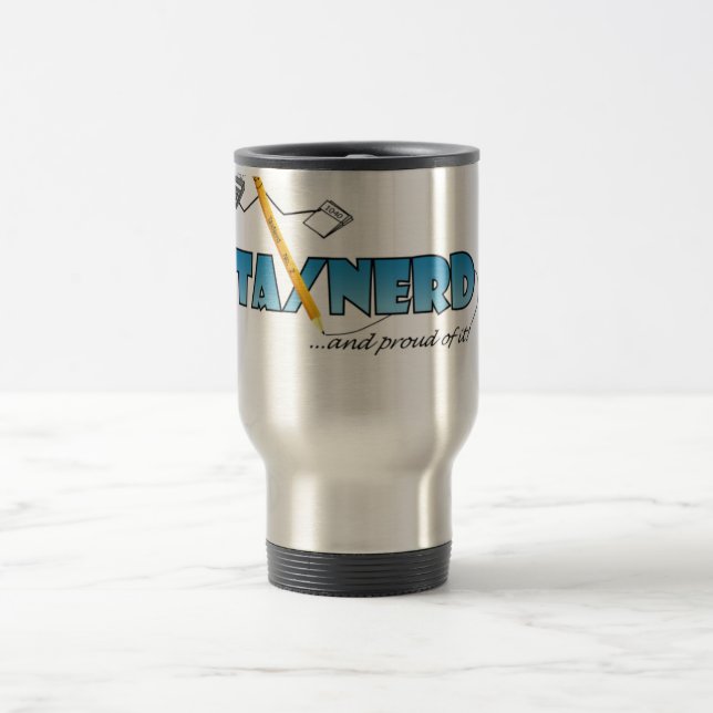 TaxNerd travel mug Resemugg (Center)