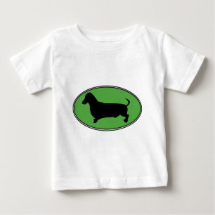 TaxOvalGrönt-Slätt Tee Shirt