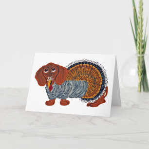 Taxthanksgiving Turkiet Helgkort