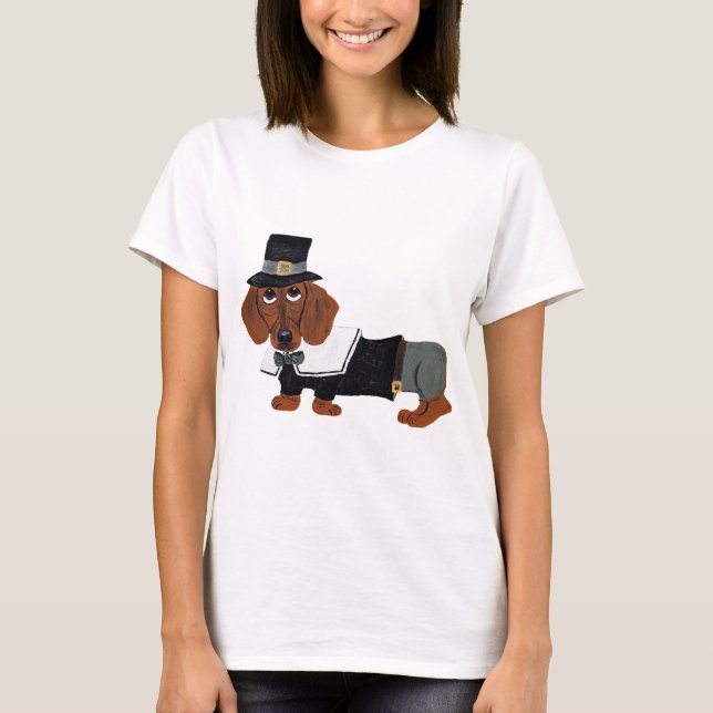 Taxthanksgivingen vallfärdar t shirt (Framsida)