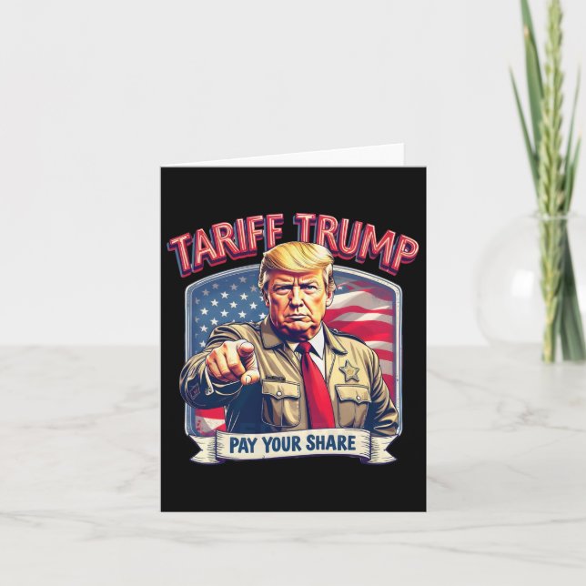 Taxtrumpunen Betalar din  Kort (Framsida)