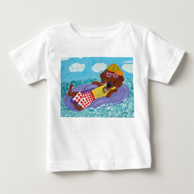 Taxvägen Strand Bum T Shirt (Framsida)