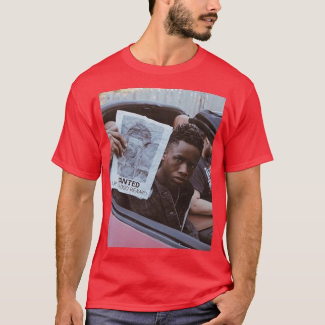 Tay K Efterlyst rolig T Shirt (Framsida)