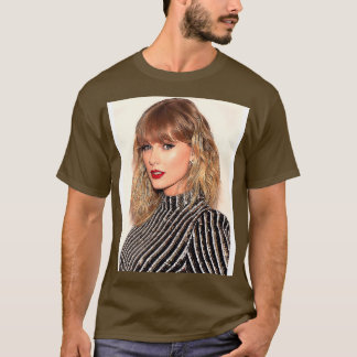 TayIor Swjft Porträtt Art T Shirt