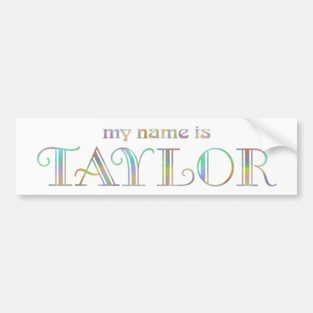 Taylor Bildekal (Framsidan)