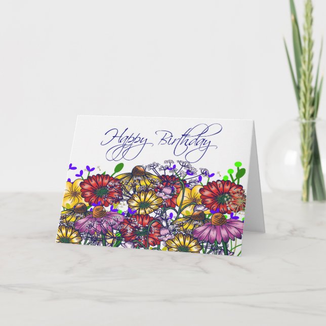 Taylor Birthday Card Kort (Framsida)