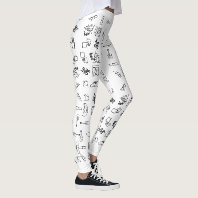 Taylor Eras Line Teckning Leggings (Höger)