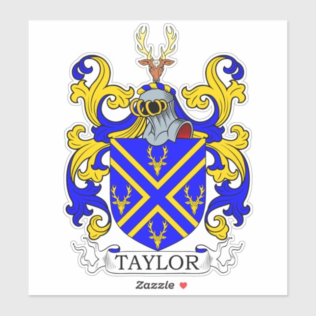 Taylor Family Crest Klistermärken (Ark)