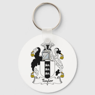 Taylor Family Crest Nyckelring