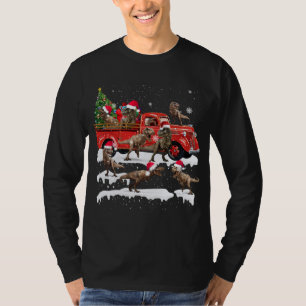 Taylor Family Ugly jul Sweater Red Lastbil Roligt T Shirt