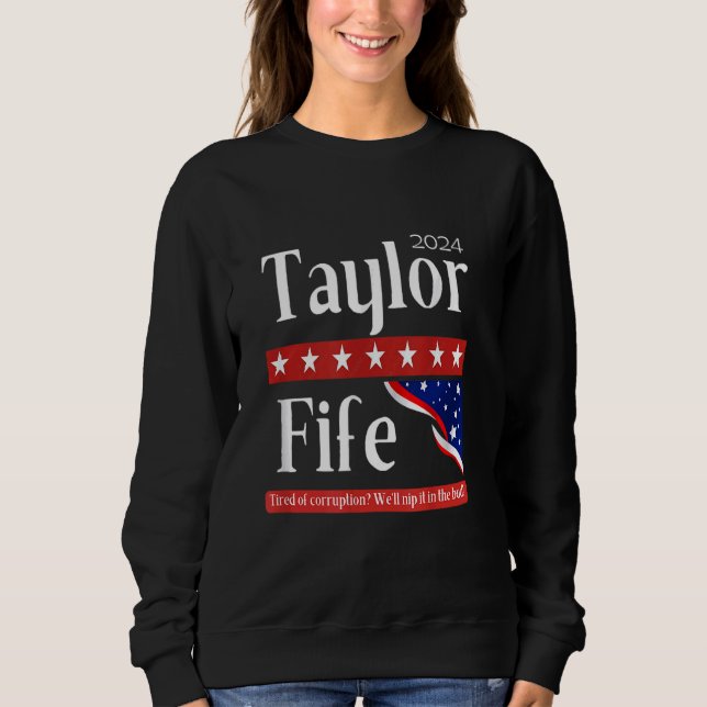 Taylor For President 2024 T Shirt (Framsida)