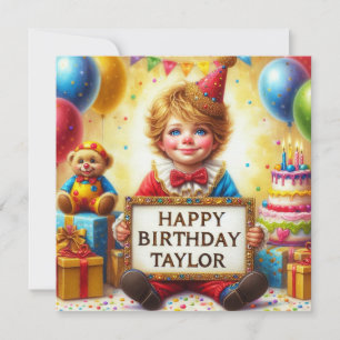 ~ TAYLOR ~ Grattis på födelsedagen ~ Clown Costume
