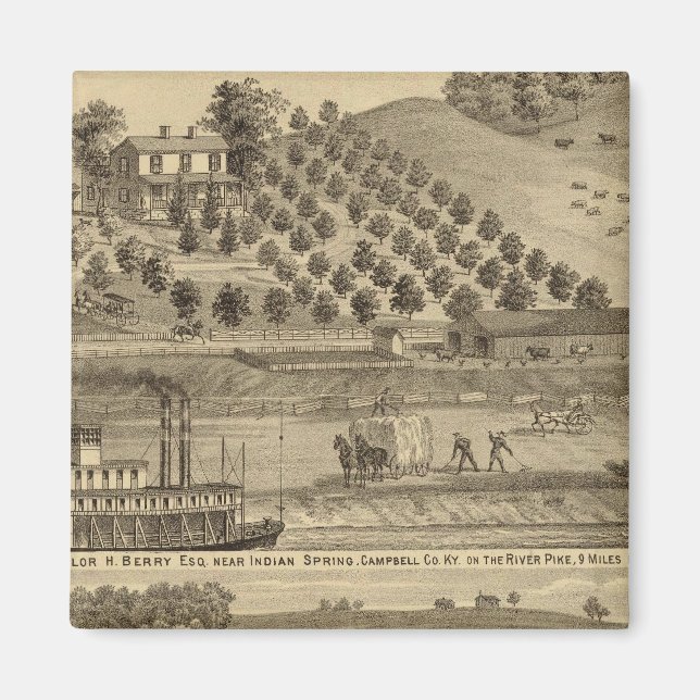 Taylor H Berry-bosättning Magnet (Framsidan)