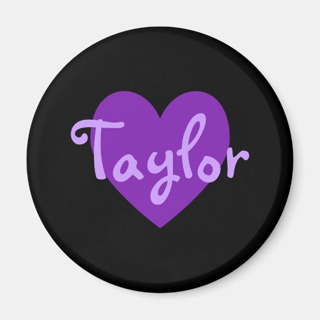 Taylor i Lila Magnet (Framsidan)