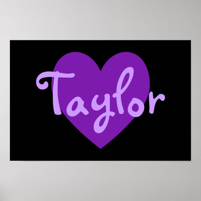 Taylor i Lila Poster (Framsidan)