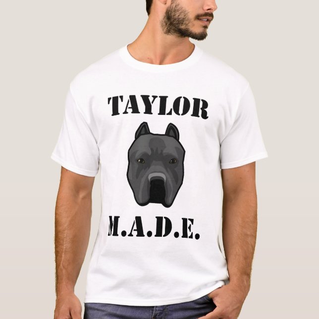 Taylor M.A.D.E. Pitbull T-tröja Tee Shirt (Framsida)