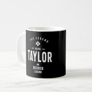 Taylor Personlig Namn Birthday Gift Kaffemugg