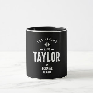 Taylor Personlig Namn Birthday Gift Mugg
