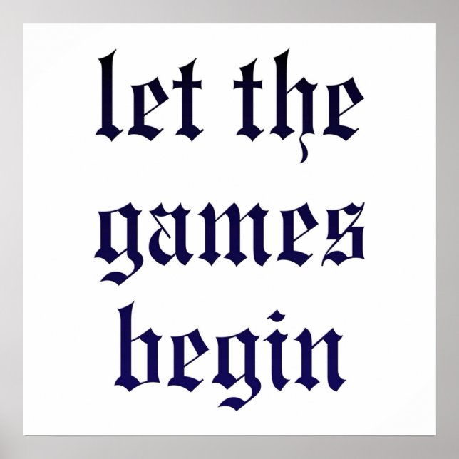 Taylor Swift lät spelen börja Poster (Framsidan)