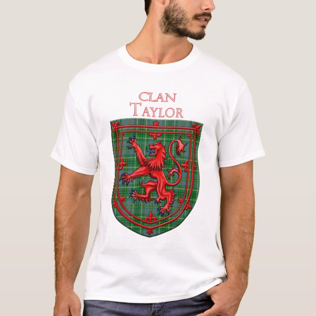 Taylor Tartan Scottish Play Lejonare Rampant T Shirt (Framsida)