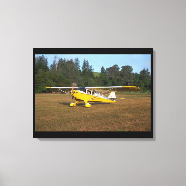 Taylorcraft, BC-12, 1941_Classic Aviation Canvastryck (Framsida)