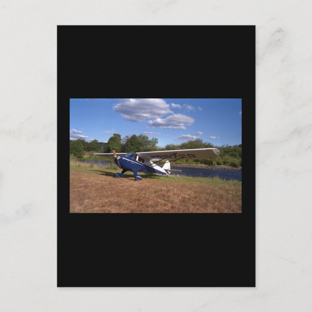 Taylorcraft, BC-12D, 1946_Classic Aviation Vykort (Framsida)