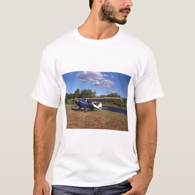 Taylorcraft BC-12D, flyg 1946_Classic Tee Shirt (Framsida)