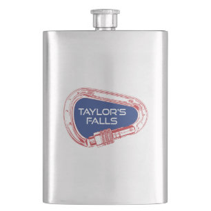 Taylor's Falls Minnesota Sten klättrande Carabiner Fickplunta