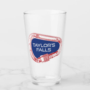 Taylor's Falls Minnesota Sten klättrande Carabiner Glaskopp