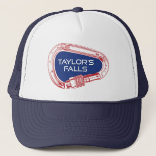 Taylor's Falls Minnesota Sten klättrande Carabiner Keps
