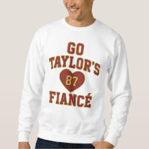 taylors fiancé T.S. sweatshirt, taylors fiancé