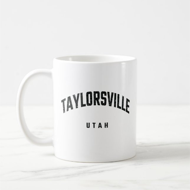 Taylorsville Utah UT Kaffemugg (Vänster)