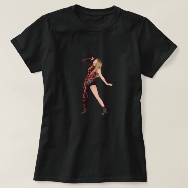 taylorswiftflickatillsvidvinge t shirt (Design framsida)