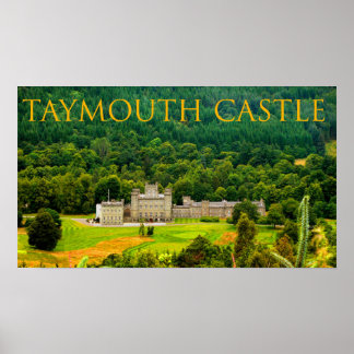 taymouth castle poster