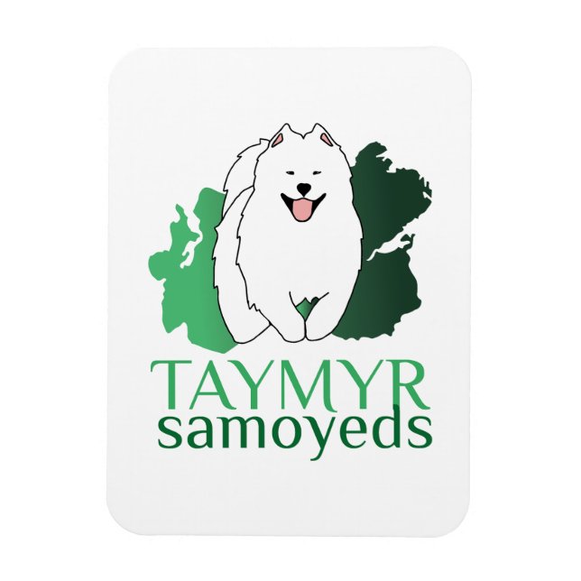 Taymyr Samoyeds logotyp Magnet (Vertikal)