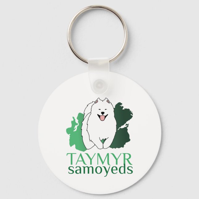 Taymyr Samoyeds logotyp Nyckelring (Framsida)