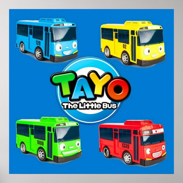 Tayo the Little Buss Poster (Framsidan)