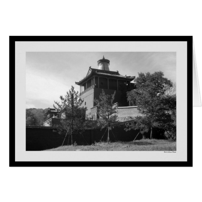 Tayuan Temple-kort Hälsningskort (Framsidan Horizontal)