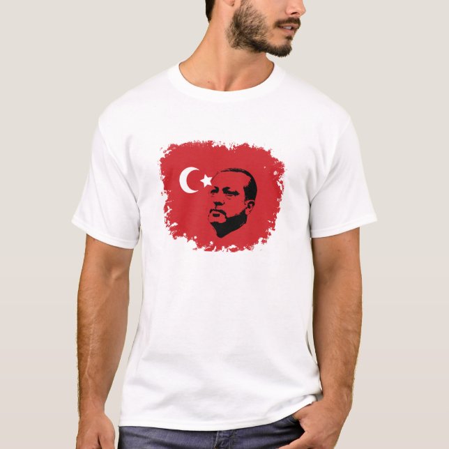 Tayyip Erdogan kärlek Tee Shirt (Framsida)