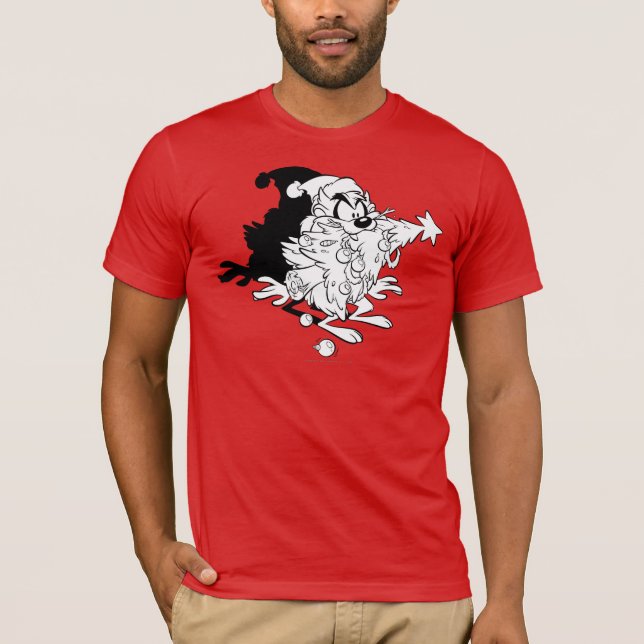 TAZ™ äter julgran T-shirt (Framsida)