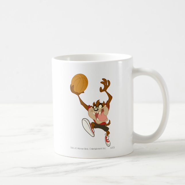 TAZ™ Basketbollslayout Kaffemugg (Höger)