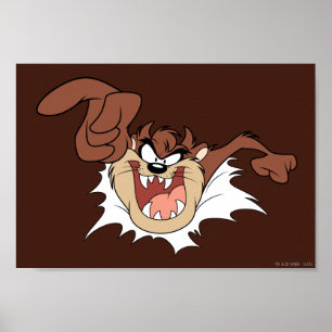 TAZ™ Brister Upp På Sidan Poster