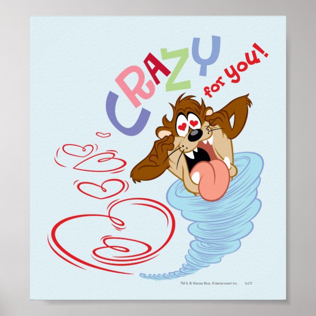 TAZ™ Crazy för dig! Poster (Framsidan)