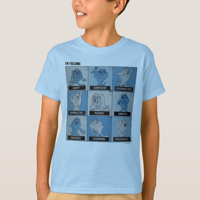 TAZ™ Emotion-kryssruta T Shirt (Framsida)