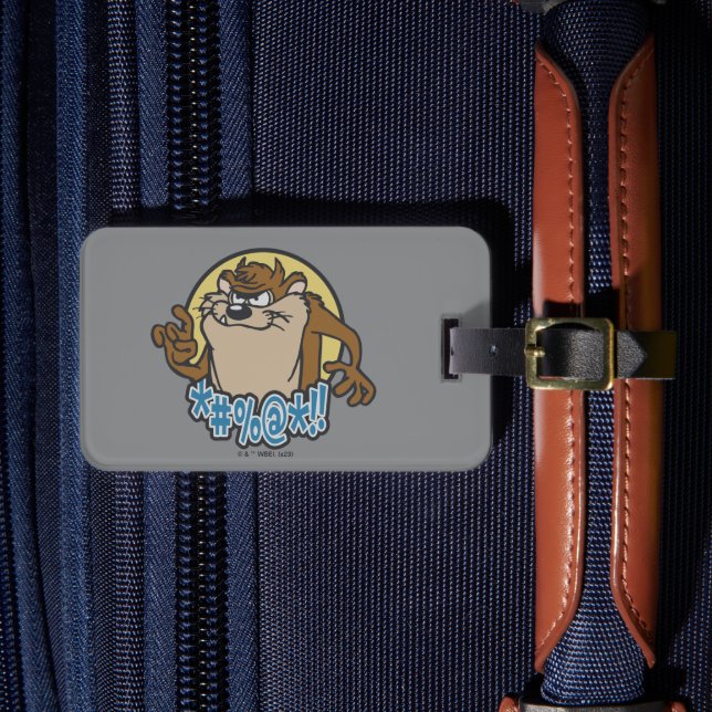 TAZ™ Expletive Circle Graphic Bagagebricka (Framsida Insitu 4)