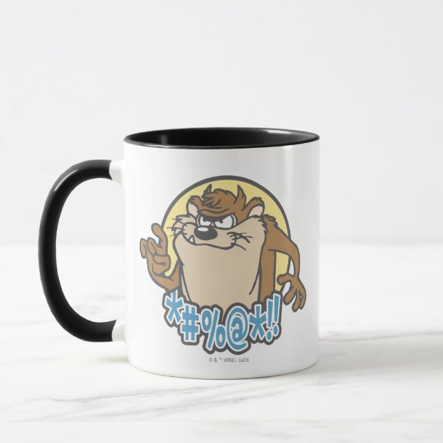 TAZ™ Expletive Circle Graphic Mugg (Vänster)