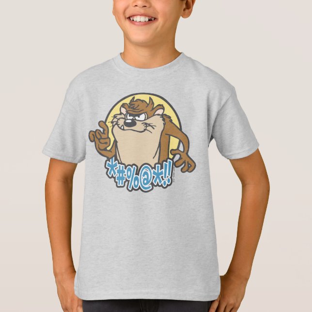 TAZ™ Expletive Circle Graphic T Shirt (Framsida)