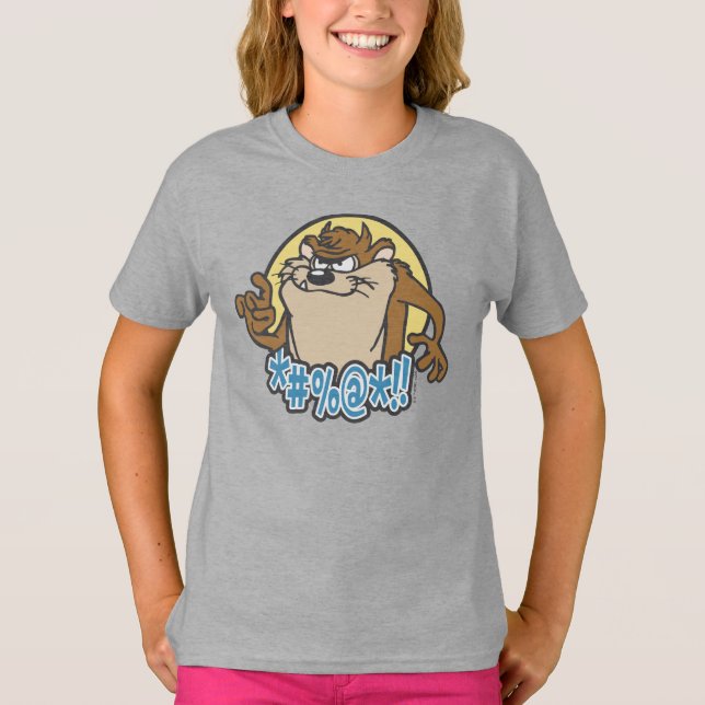 TAZ™ Expletive Circle Graphic T Shirt (Framsida)