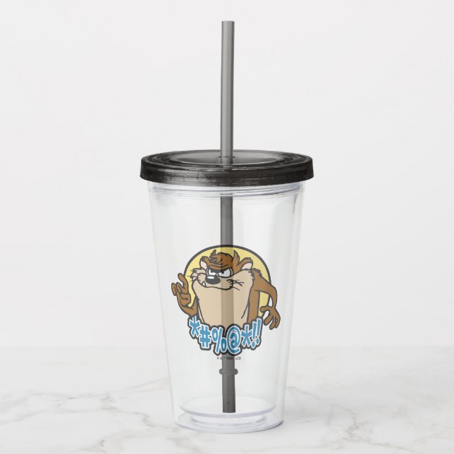 TAZ™ Expletive Circle Graphic Take Away Mugg (Framsida)