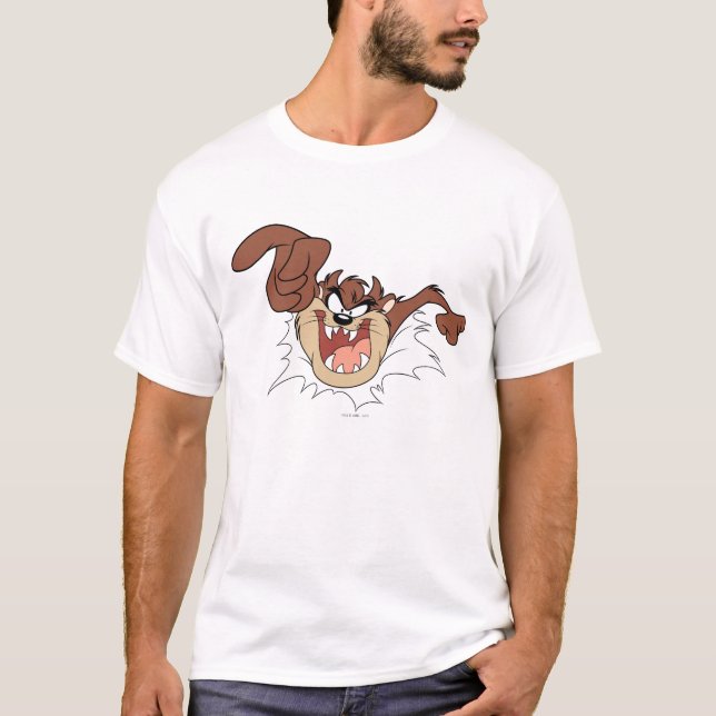 TAZ™-genombränning via sida T Shirt (Framsida)